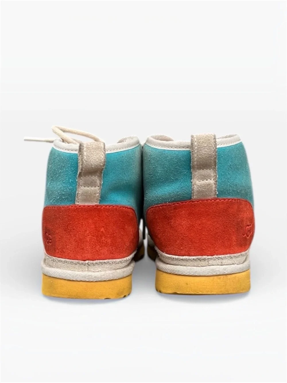 UGG Neumel Mashup Suede Chukka Boot in  Marina Blue Kids Size 5; EU 37